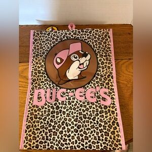 Buc-ee's Pink Leopard Print Tote Bag